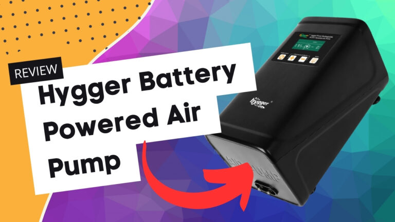 hygger Battery Backup Aquarium Air Pump review